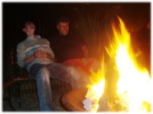 Laughing by the Fire: Two Nights before Mike left Us