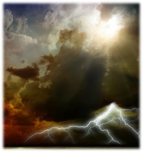 See how He thunders from His Tabernacle